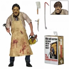 NECA 德州电锯杀人狂 皮脸，全高约7寸