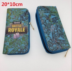 Fortnite Anime Game Cartoon PU Wallet Zipper Long Coin Purse