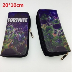 Fortnite Anime Game Cartoon PU Wallet Zipper Long Coin Purse