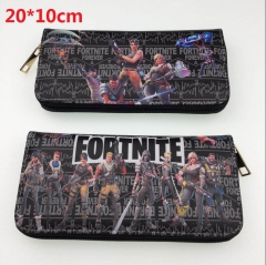 Fortnite Anime Game Cartoon PU Wallet Zipper Long Coin Purse
