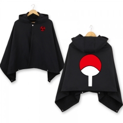 2Colors Naruto Cartoon Sharingan Cosplay Cloak Halloween Fashion Anime Party Clothes Costume