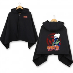 2Colors Naruto Cartoon Hatake Kakashi Cosplay Cloak Halloween Fashion Anime Party Clothes Costume