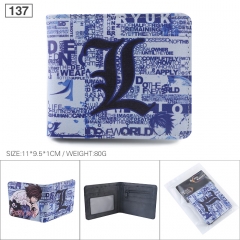 Death Note Cosplay Cartoon Fashion Purse Bifold Anime Wallet