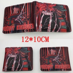 A Nightmare on Elm Street Hot Anime Cartoon PU Wallet Bifold Coin Purse
