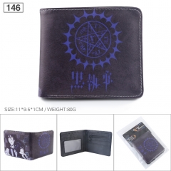 Kuroshitsuji / Black Butler Cosplay Cartoon Fashion Purse Bifold Anime Wallet