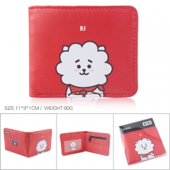K-POP BTS Bulletproof Boy Scouts Cosplay Korean Star Purse Cute Anime Short Wallet