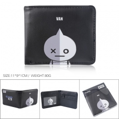 K-POP BTS Bulletproof Boy Scouts Cosplay Korean Star Purse Cute Anime Short Wallet