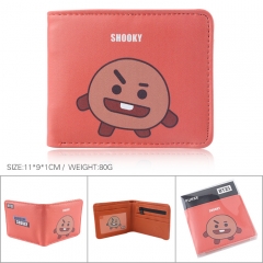 K-POP BTS Bulletproof Boy Scouts Cosplay Korean Star Purse Cute Anime Short Wallet