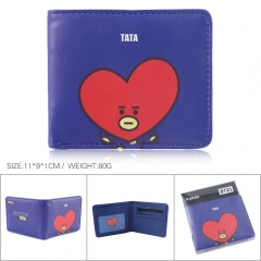 K-POP BTS Bulletproof Boy Scouts Cosplay Korean Star Purse Cute Anime Short Wallet