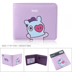 K-POP BTS Bulletproof Boy Scouts Cosplay Korean Star Purse Cute Anime Short Wallet