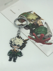 Boku no Hero Academia My Hero Academia Cosplay Game Cartoon Anime Keyring Fashion Alloy Keyhains