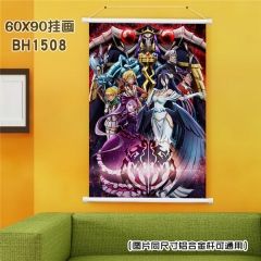 (60X90)BH1508-overlord 动漫白色塑料杆挂画