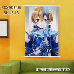 (60X90)BH1513-刀剑神域 Alicization 动漫白色塑料杆挂画