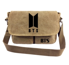 K-POP BTS Bulletproof Boy Scouts Canvas Crossbody Bag Student Anime Shoulder Bag