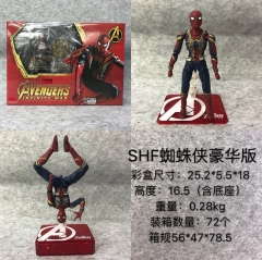 SHF Spider Man Luxury Version Movie Cartoon Model Toy Statue Anime Action Figures