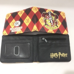 Harry Potter Wallets PU Leather Coin Purse Bifold Anime Wallet