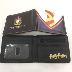 Harry Potter Wallets PU Leather Coin Purse Bifold Anime Wallet