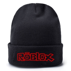 Roblox Game Cartoon Thick For Winter Hat Warm Decoration Wool Hat