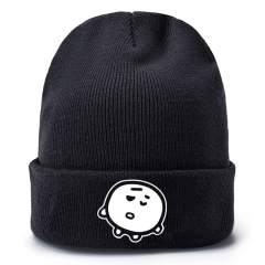 K-POP BTS Bulletproof Boy Scouts Cartoon Thick For Winter Hat Warm Decoration Wool Hat