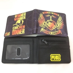 Playerunknown's Battlegrounds Cosplay Game Wallets PU Leather Coin Purse Bifold Anime Wallet