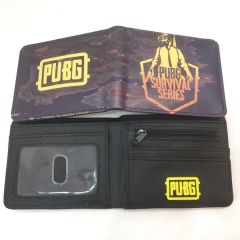 Playerunknown's Battlegrounds Cosplay Game Wallets PU Leather Coin Purse Bifold Anime Wallet