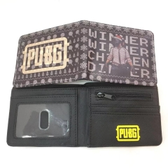 Playerunknown's Battlegrounds Cosplay Game Wallets PU Leather Coin Purse Bifold Anime Wallet