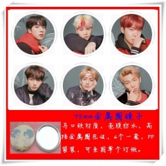 K-POP BTS Bulletproof Boy Scouts Cosplay One Side Anime Pocket Mirror (6pcs/set)