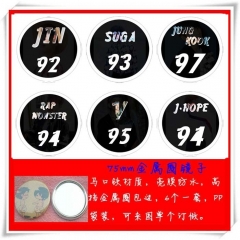K-POP BTS Bulletproof Boy Scouts Cosplay One Side Anime Pocket Mirror (6pcs/set)
