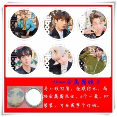 K-POP BTS Bulletproof Boy Scouts Cosplay One Side Anime Pocket Mirror (6pcs/set)