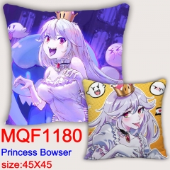 MQF1180 超级马里奥 库巴公主 45X45双面抱枕+枕芯