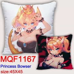 MQF1167 超级马里奥 库巴公主 45X45双面抱枕+枕芯