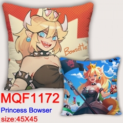 MQF1172 超级马里奥 库巴公主 45X45双面抱枕+枕芯