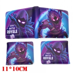 Fortnite Game Colorful Cartoon PU Bifold Coin Purse Anime Wallet