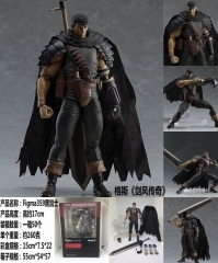 剑风传奇 格斯FIGMA359黑剑士可动 盒装手办摆件模型17CM 一箱50个 15X7.5X22CM