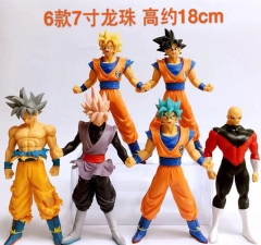 Dragon Ball Z Cosplay Cartoon Model Toys Statue Anime PVC Figure (6pcs/set)