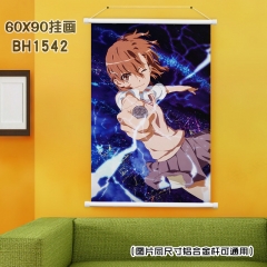 Toaru Kagaku no Railgun Cartoon Wall Scroll Decoration Fancy Wallscrolls