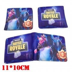 Fortnite Game Cartoon Coin Purse PU Leather Bifold Anime Short Wallet