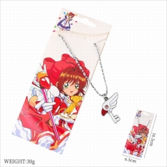 Card Captor Sakura For Girl Cosplay Cartoon Decoration Fashion Anime Necklace