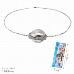 黑子的篮球 圆环相扣双环项链吊坠