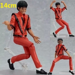 figma 096 迈克尔杰克逊 MJ Thriller 颤栗MV装 可动手办，一件42个，高约14cm