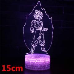 Dragon Ball Z 3D LED Nightlight Seven Colors Change Touch Anime Acrylic Standing Plates