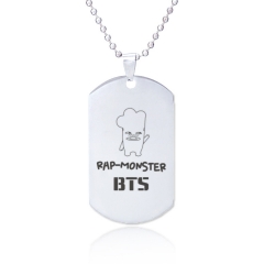 K-POP BTS Bulletproof Boy Scouts Alloy Kawaii Necklace Decoration Necklace