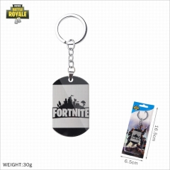 堡垒之夜 FORTNITE字母款 不锈钢军牌 钥匙扣挂件
