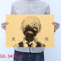 Tokyo Ghoul Cartoon Placard Home Decoration Retro Kraft Paper Anime Poster
