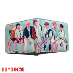 BTS 防弹少年团 短款皮钱包