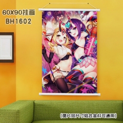 (60X90)BH1602-fate grand order 动漫白色塑料杆挂画