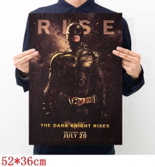 Batman Movie Placard Home Decoration Retro Kraft Paper Anime Poster