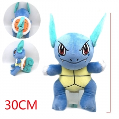 Pokemon Wartortle Cartoon Stuffed Doll Kawaii Anime Plush Toys 30cm