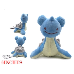 Pokemon Ditto cos Lapras Cartoon Stuffed Doll Kawaii Anime Plush Toys 15cm