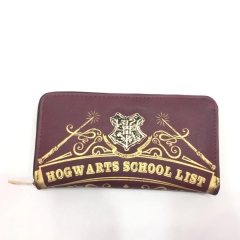 Harry Potter Movie Cosplay Cartoon Wallets PU Leather Coin Purse Bifold Anime Wallet